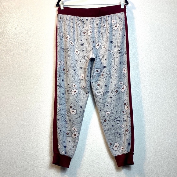 Harry Potter Jogger Pajama Pant, Gryffindor, Hedwig, Hogwarts Letter, Medium - Picture 2 of 8